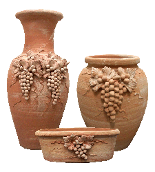 Serie complete in terracotta